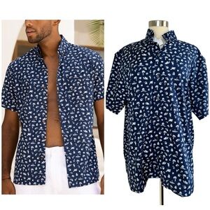 Kenny Flowers THE FISHY BUSINESS
SHORT SLEEVE SLIM FIT SHIRT size XXXL